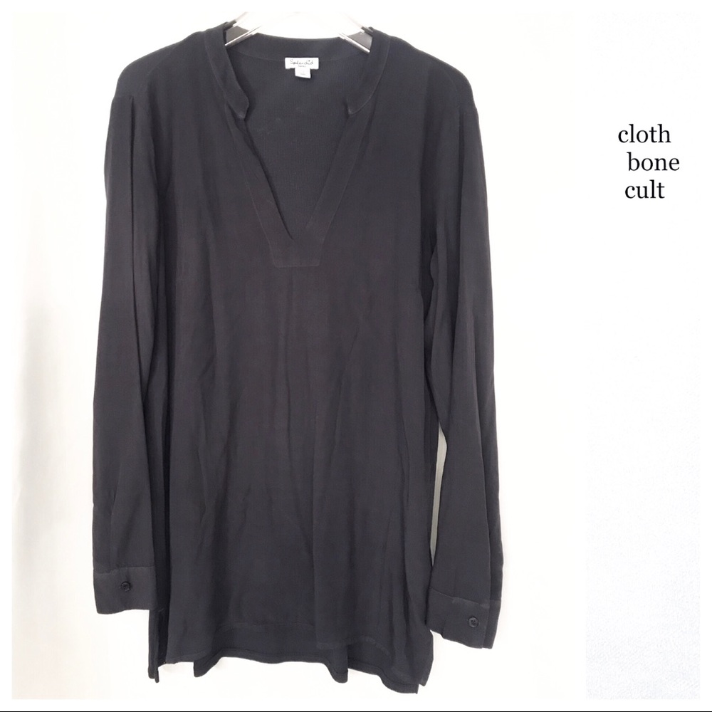 SPLENDID Dark Gray TUNIC TOP
